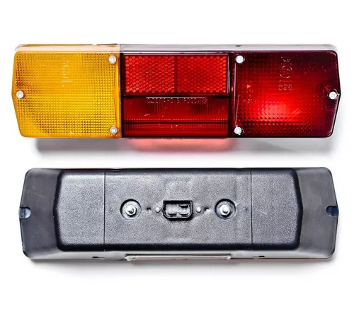 130-217 Фонарь задний КАМАЗ,ГАЗ,ЗИЛ левый 12в. (6 болтов) ТЕХАВТОСВЕТ