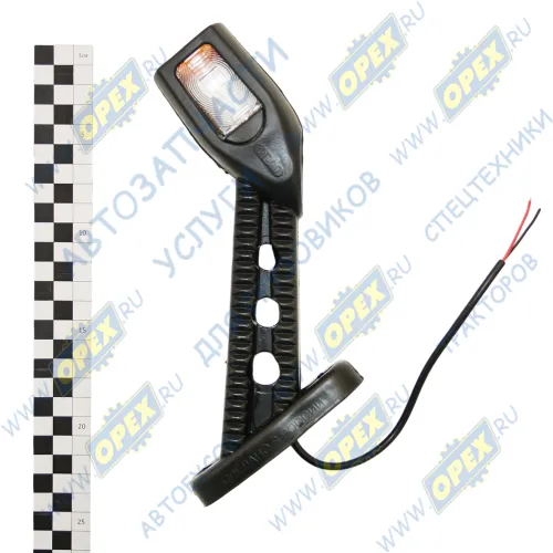 ФГ-20-02R-LED Фонарь габаритный задний выносной superpoint ii (правый) рог 45 гр. с проводом 1,9 м аналог 1008676; правый красный/белый LED ГФ3.5-00 ТЕХАВТОСВЕТ1