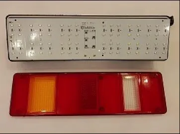 8502-24-500LED Фонарь задний ГАЗ-3310 (Валдай) правый 12в Газель Некст; левый с подсветкой номера Светодиодный ТЕХАВТОСВЕТ