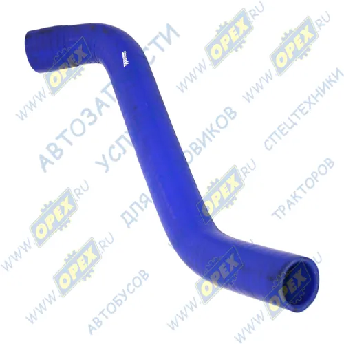 6312В5-1303010-010 Шланг (патрубок) кривой (2 изг.) ф50х62/ф60х72 L=680 радиатора верхний (ЯМЗ-536; силикон ТехноПартнер