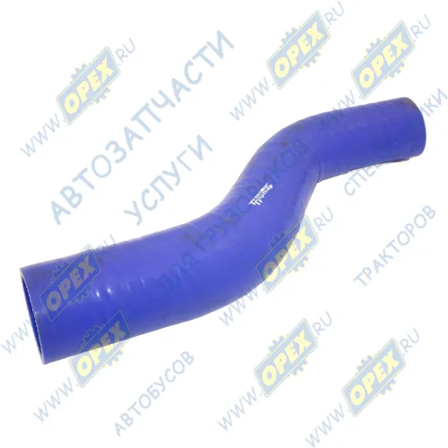 65115-1303010-28 Шланг ШО (патрубок) кривой радиатора верхний L=400, ф45/60 (Z-образный) Камаз силикон ТехноПартнер
