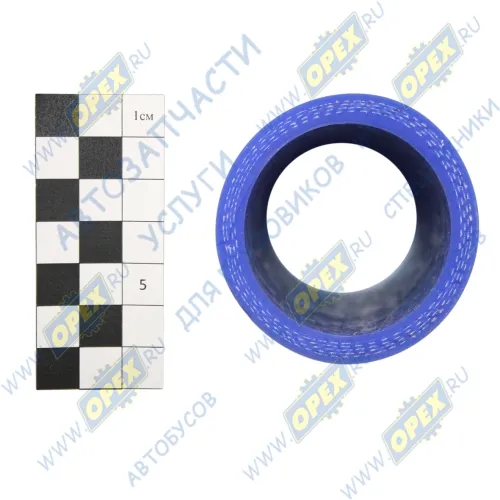 130-1300000 Комплект патрубков радиатора ЗИЛ-130; (3шт.) силикон синий ТехноПартнер2