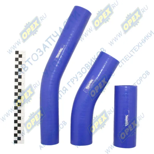 130-1300000 Комплект патрубков радиатора ЗИЛ-130; (3шт.) силикон синий ТехноПартнер1