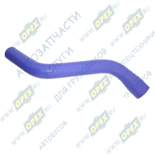 C40R13-1303010 Шланг (патрубок) кривой (2 изг.) ф38х48/ф50х60 L=570 радиатора верхний ПАЗ-320405-04,Вектор Некст; силикон ТехноПартнер1