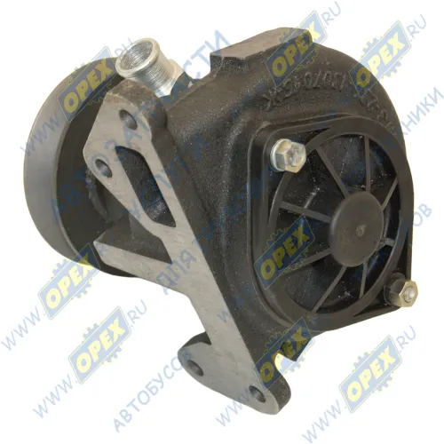 238АК-1307010 Насос водяной (чугун) фшкива=120; 1ручей; 4отв.ф10/2шпильки М10х1 с перепуск.клапаном в сборе ТМЗ1