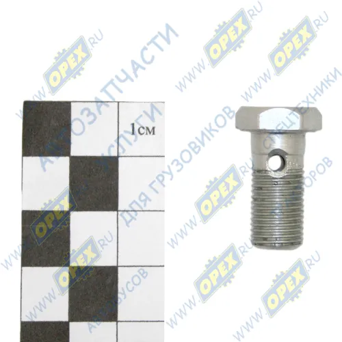 310122-П29 Болт С/И М10х22х1 Р=13 К=14 1отв. d=4мм перепускной , трубок топливных ТНВД ЯМЗ ТМЗ