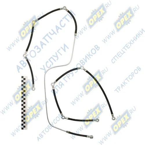 740.1104346/370 Трубка топливная дренажная форсунок Камаз (комплект); (стандарт) (комплект) ТМК