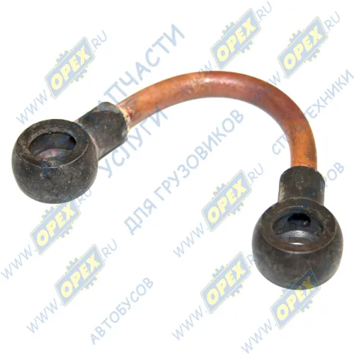 103-3501200 Маслопровод осей суппорта МАЗ (ф6, L=120 под 2 штуцера ф10, трубка (медь), МАЗ-5440,6430) ТМК