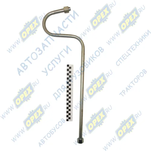 65115-3506190 (сталь) Трубка ф16; L=860 Г=М22+К27/Г=М22+К27 от компрессора К-65115; (сталь) ТМК1