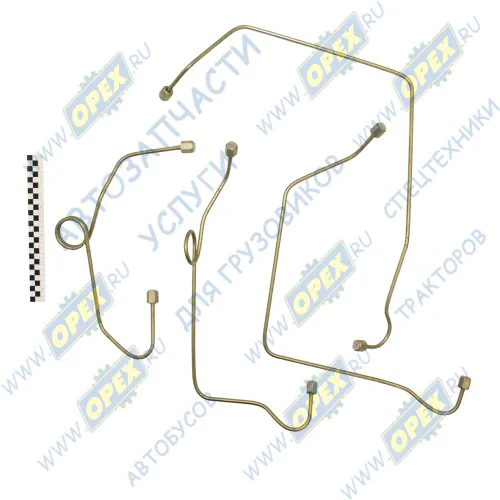 Д37М-1104200-26/27/28/29 Комплект топливных трубок ВД Д144/4шт/рядн.; d=6 ТМК1