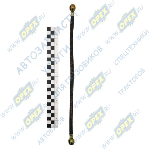 236-1111614 Трубка (РТИ) ф10; под 2 штуцера ф10 подвода масла к ТНВД ЯМЗ-236; L=300 мм ТМК1