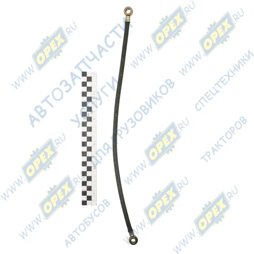 236-1104334 Шланг МБС ф8 L=420-480 под 2 штуцера ф10 отвода топлива от плунжерных пар ТМК1