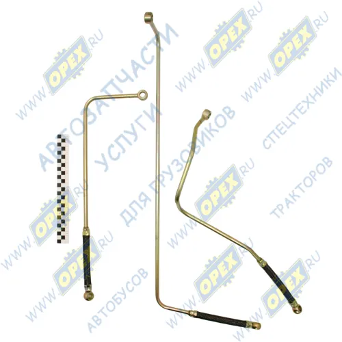 740.1104384/422/426 Комплект топливных трубок низкого давления КАМАЗ ТМК1