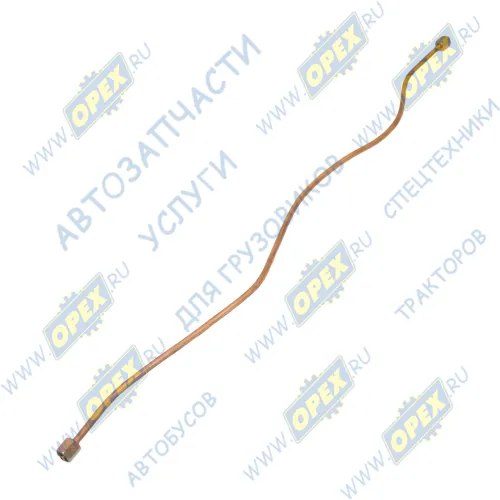642207-3509262 Трубка компрессора МАЗ подвода масла (ф6; L=700 Г=М12+К14/Г=М12+К14; (медь) ТМК