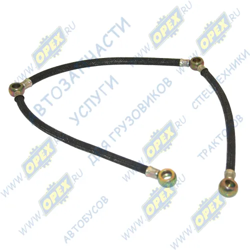 238БМ-1104373 Трубка МБС ф9 L=800 под 2 штуцера ф10+2кругл.шт10 отводящая от головок ТМК