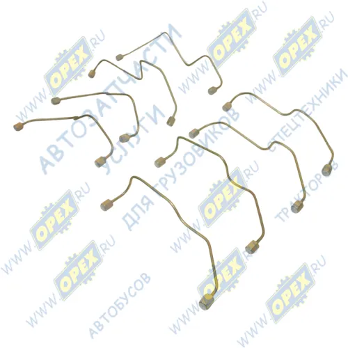 740.1104310/324 Комплект топливных трубок ТНВД КАМАЗ С/О (1-8 секции, 8шт); ф6 ТМК