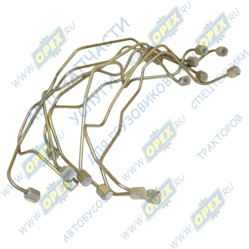 740.21-1104310/324 Комплект топливных трубок ТНВД КАМАЗ ЕВРО-2, ф6 (1-8 секции,8шт.) ТМК