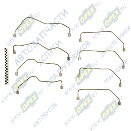 740.1104310/324 Комплект топливных трубок ТНВД КАМАЗ С/О (1-8 секции, 8шт); ф6 ТМК1