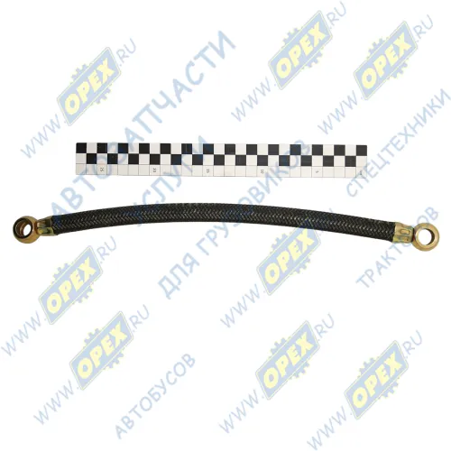 245-1104180-А-02 Трубка (РТИ) ф16; L=334-365 под 2 штуцера ф14 ТМК1