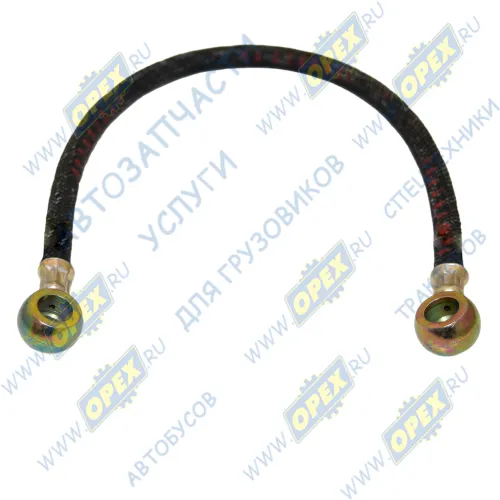 236-1111614 Трубка (РТИ) ф10; под 2 штуцера ф10 подвода масла к ТНВД ЯМЗ-236; L=300 мм ТМК