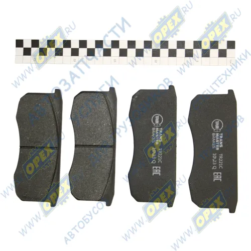 TR221C Колодки тормозные дисковые передние (комплект) УАЗ-3160,31519,3163,Хантер,Патриот ТРАНСМАСТЕР1