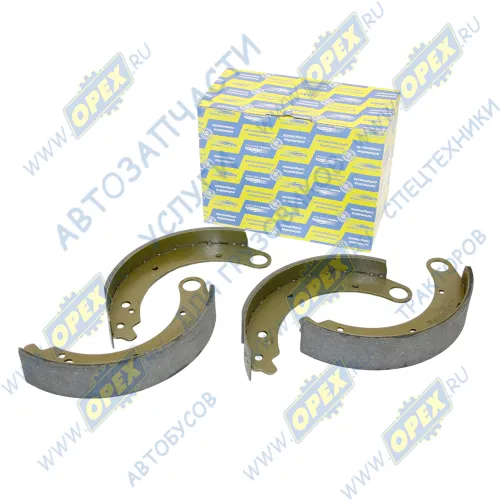TR500.240C/241C Колодка тормозная ГАЗ,УАЗ задняя (барабан) (комплект) на ось; (2 кор.+2 длин.) ТРАНСМАСТЕР