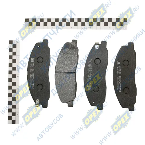 TR517CM Колодки тормозные передние Газель Некст (комплект 4шт); с мех. датчиком износа ТРАНСМАСТЕР3