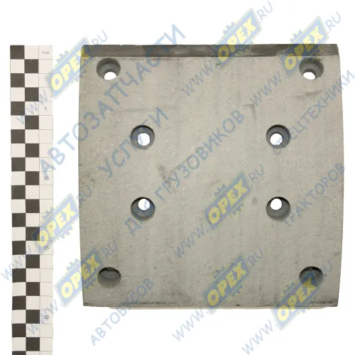 5440-3501105 Накладка тормозная (410х183) МАЗ, MAN, RVI, MB (1шт); сверлёная Трибо1