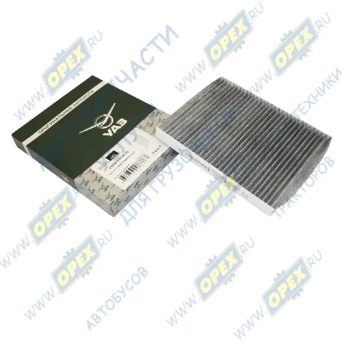 3163-06-8101140-60 Фильтр воздушный (элемент) салона УАЗ-3163,Патриот (а/м после 2016г.в.); (а/м после 2016г.в) угольный УАЗ