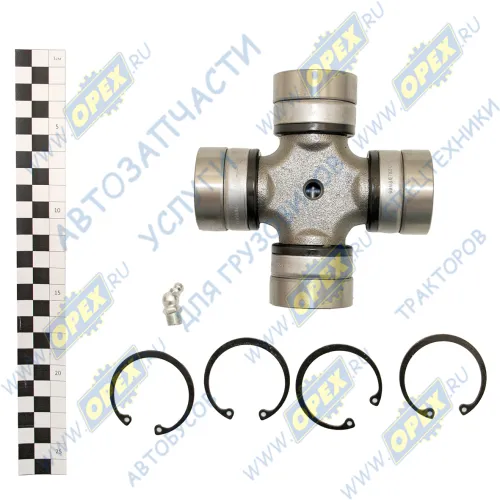 У.5320-2205025-10 Крестовина карданного вала 50х135 КамАЗ,УРАЛ,ЗиЛ (50х135) в сборе (большая); усиленная (под стопорные кольца) УКД1