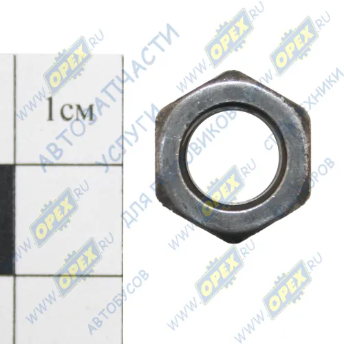 421.1007076 Гайка С/И М9х1 h=6 К=14 регулировочного винта толкателя клапана Газель дв.УМЗ УМЗ1