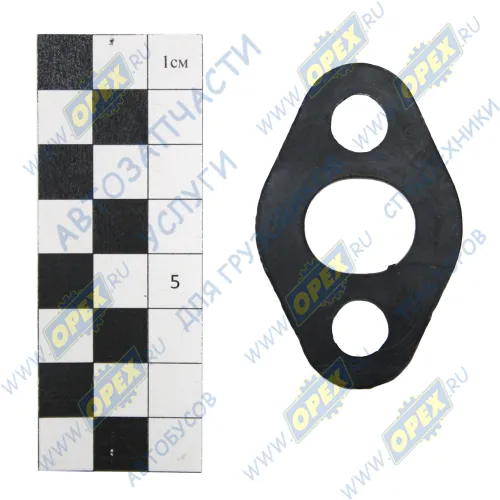 130-3407437 Прокладка (РТИ) ромбич. 60х38х3 2отв.d=11 1отв.d=20 насос-бачок ГУР Унипресс