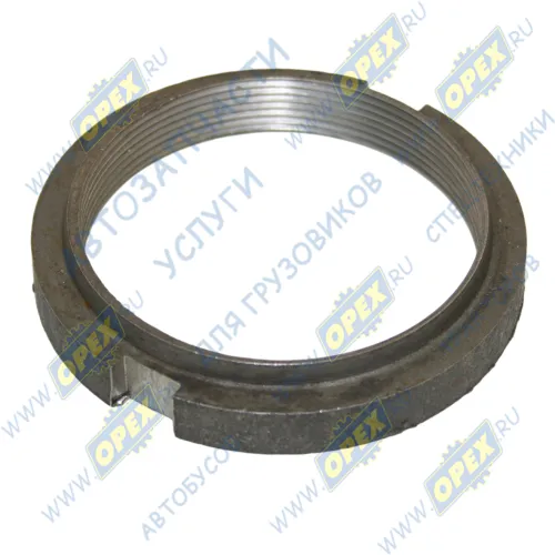 4320-1802072-01 Гайка (круглая) ГОСТ 11871 М60х1,5 h=12 подшипника первич.вала РК с буртом, обжимная Урал