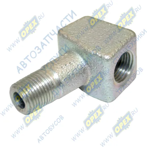 375-4225053-Б Фитинг Угольник Рнаруж=М10х1/Рвнутр=М10х1 L=41х22 подвода воздуха Урал