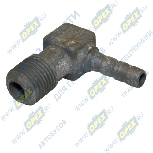 375-3124094 Фитинг (угольник); под шланг ф8/ Рнаруж=М16х1,5 L=42х44 подвода воздуха (6/ам) Урал