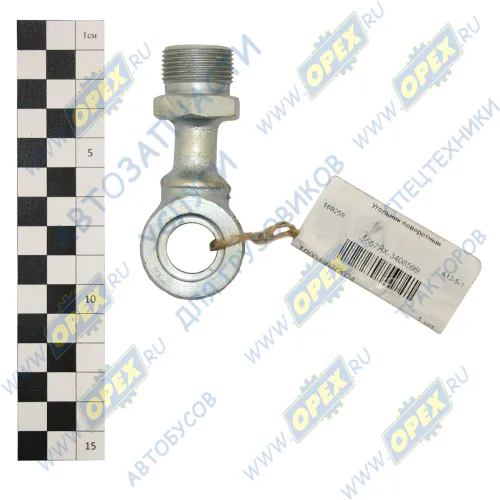 5557ЯХ-3408599 Фитинг Угольник поворотный Рнаруж=М24х1,5/под штуцер ф16 L-82 K=27 УРАЛ Урал1