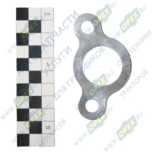 4320-1803025 Прокладка (сталь) С/Ф; ф31х46; 2отв.ф10, с ушами, вилки выключения передач РК Урал
