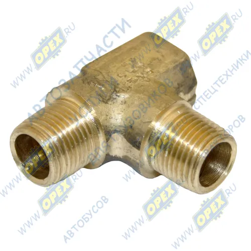 339904 Фитинг Угольник Рнаруж=М16х1,5/М16х1,5 1/4 L=49х43 конический Урал