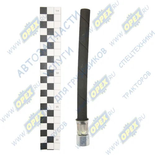 АИ-4225073-01 Шланг тормоз. ф14 L=185 Г=М14+К17/ подкачки шин короткий Урал1