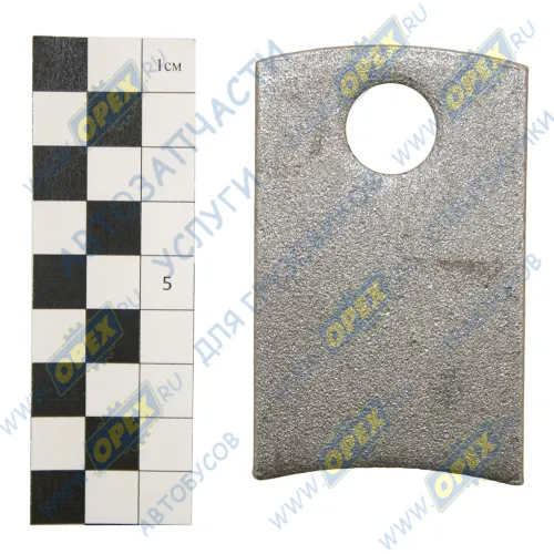 375-2902453 Вкладыш заднего кронштейна передней рессоры боковой Урал