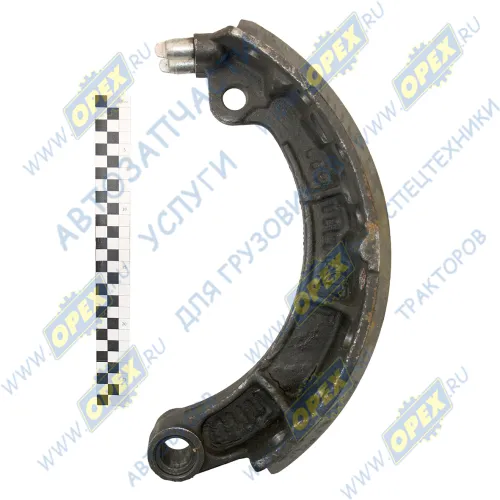 55571-3501090-11 Колодка тормозная (445х120) передняя (однореберная) без АБС УРАЛ (под 2-х полосный цил.) Урал2