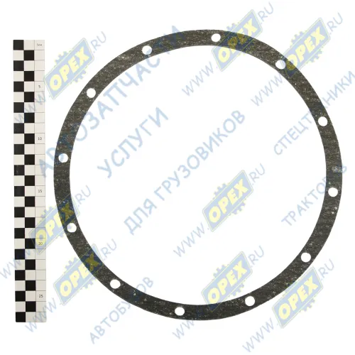 375-2304098-01 Прокладка ф240х270; 12отв.ф9, картера моста 0,6мм Урал