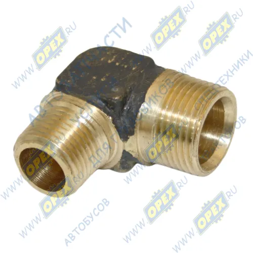 339046 П Фитинг (угольник); Рнаруж=М16х1,5/М20х1,5 резьба коническая; L=36х39 Урал