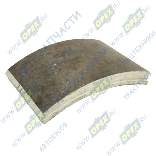 4370-3501105 Накладка тормозная МАЗ-4370 передняя (1шт); не сверлёная УралАТИ1