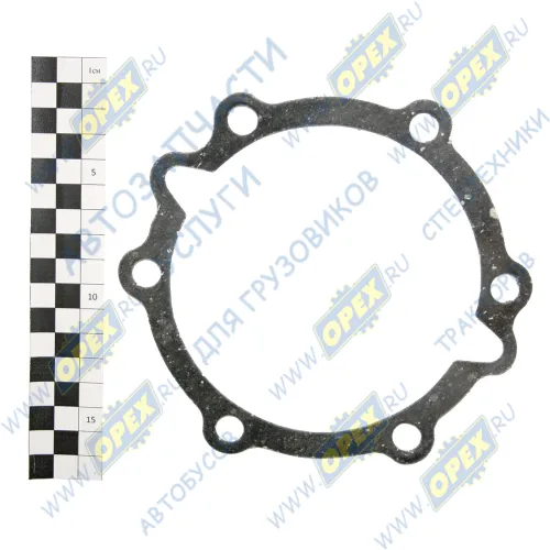 5320-2402225 Прокладка крышки редуктора КАМАЗ среднего моста; ф110х135; 6отв.ф12 без лыски УралАТИ