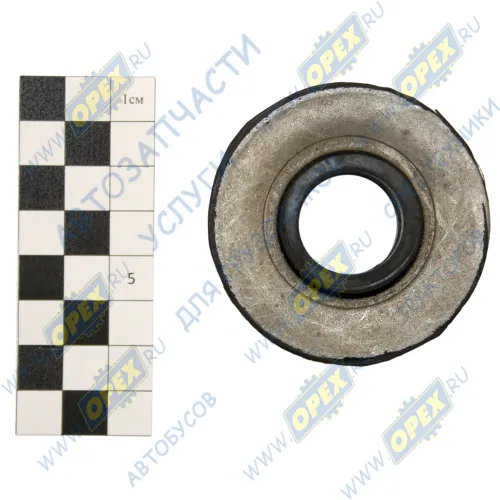 375-1801030 Подушка подвески РК задняя ф23/ф30/ф60 h=25 h1=20 (резина+металл) УралСбыт1