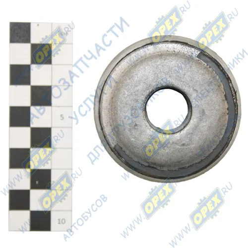 375-5001030 Подушка кабины в сборе ф60/ф70 h=38; 1отв.ф20, Урал; (РТИ+сталь) УралСбыт1
