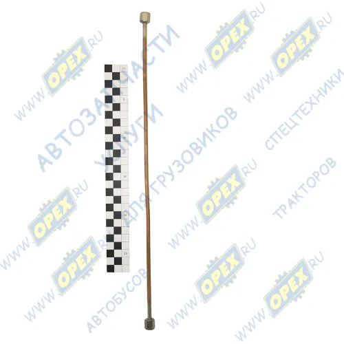 4320-3125132 Трубка (медь) ф5; L=400 Г=М10+К12/Г=М10+К12 от перед. моста к шинному манометру УРТ