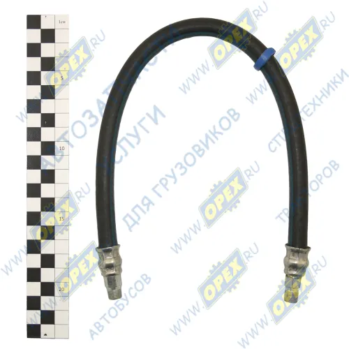 375-3506239-03 Шланг тормоз. ф13 L=435 Ш=М10+К12/Ш=М10+К12 гибкий пневмосистемы УРТ