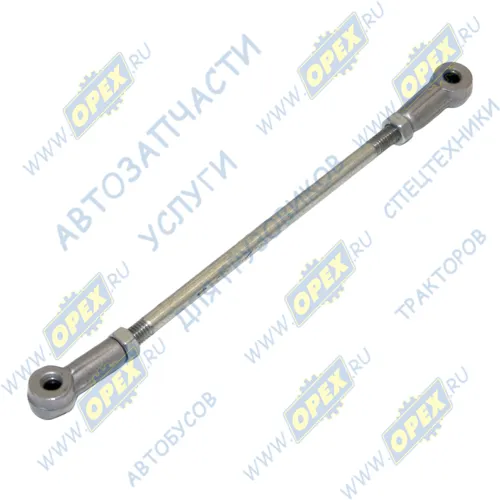 4320Х-5205400 Тяга ф6 L=190 с наконечниками, стеклоочистителя левая (короткая) УРТ
